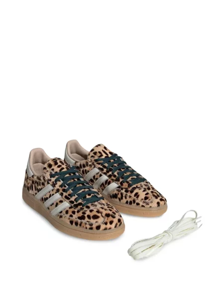 Futó leopárdmintás nadrág Adidas piros
