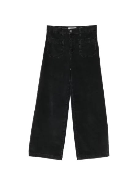 Pantaloni Five Jeans de catifea cord negru