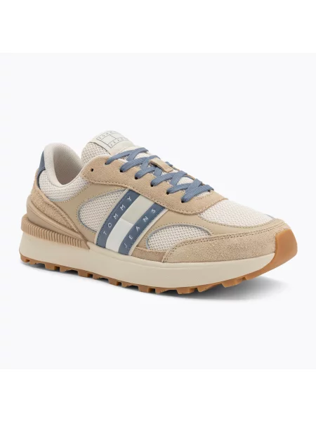 Buty Tommy Jeans TJM Technical Runner Ess gentle gold beżowe