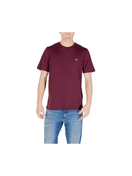 Koszulka Lyle & Scott fioletowa