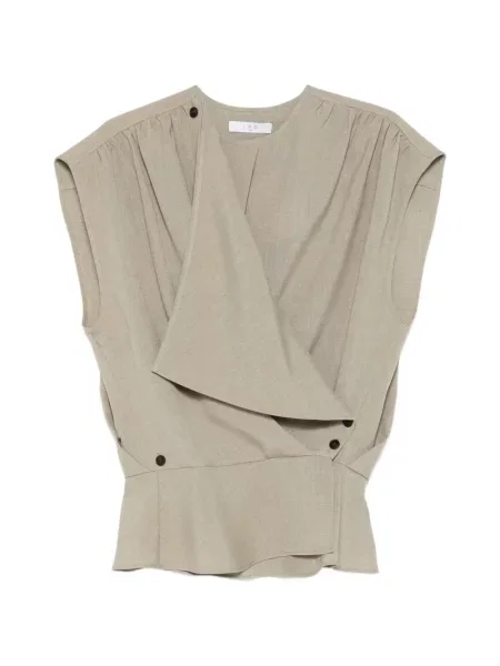 Top Iro drapat verde