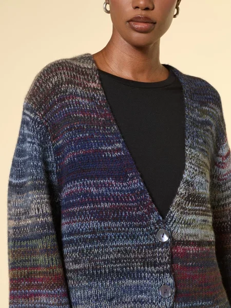 Ftc Cashmere Pletený Svetr Z Kašmíru tmavě / zelená modrá
