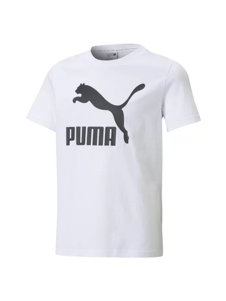 PUMA Młodzieżowy T-shirt Classics B Akcesoria biały