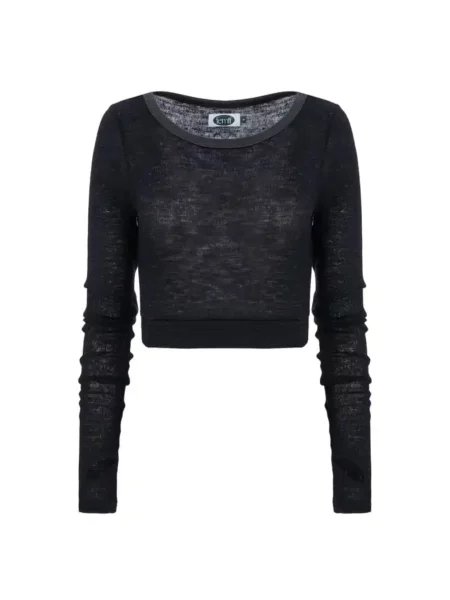 Femif Джемпер Вовна чорний