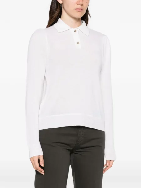 Lung top Allude alb