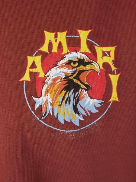 Tricou Amiri cu imagine roșu