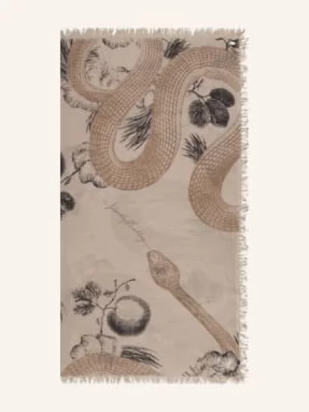 Friendly Hunting Szalik Z Kaszmiru beige czarna