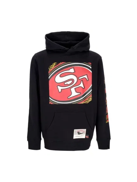 Bluza z kapturem Mitchell & Ness czarna