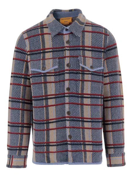 Kostkovaná košile Guest In Residence modrá