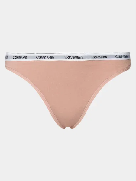 Calvin Klein Underwear Tanga gri deschis / roz / negru alb