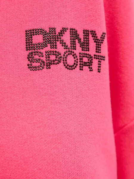 Свитер Dkny с аппликацией розовый