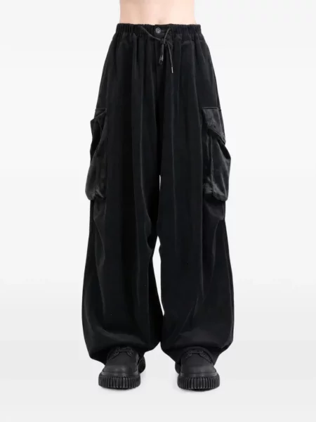 Pantaloni cargo Y-3 cu cordon negru