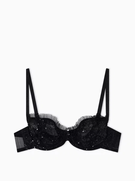 Бюстгальтер Emporio Armani чорний