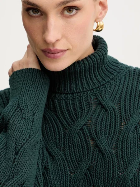 Светр Armani Exchange легкий гольф зелений