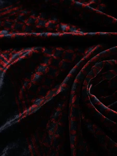 Fular Dolce & Gabbana de catifea negru