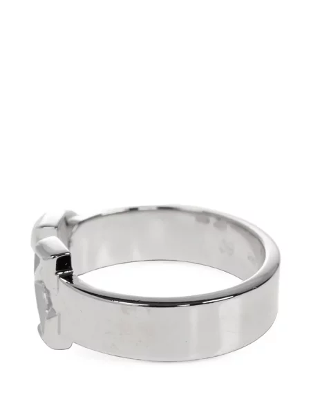 Inel Off-white cu perle alb