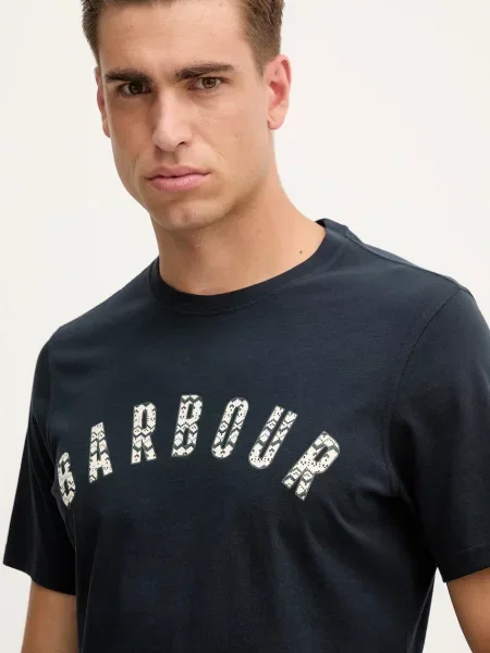 Футболка Barbour синяя