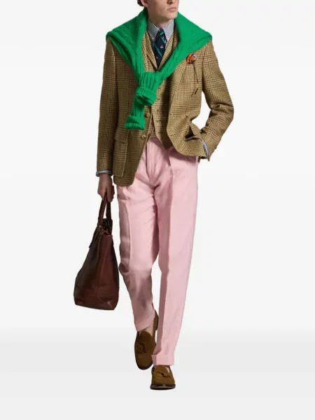 Кожени чорапи Polo Ralph Lauren с отворена пета с пейсли десен бяло