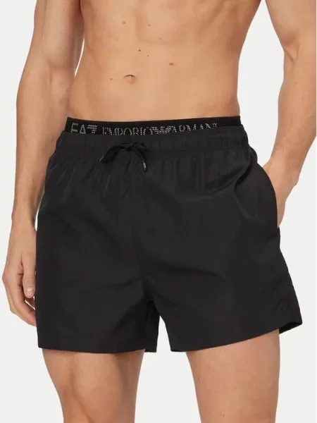 Emporio Armani Плувни шорти черен