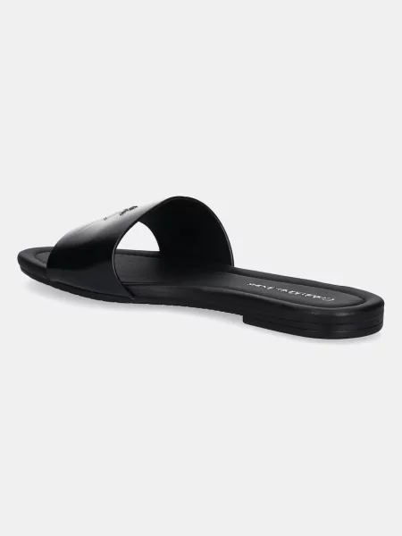Calvin Klein Jeans papucs FLAT SANDAL SLIDE MG női fekete
