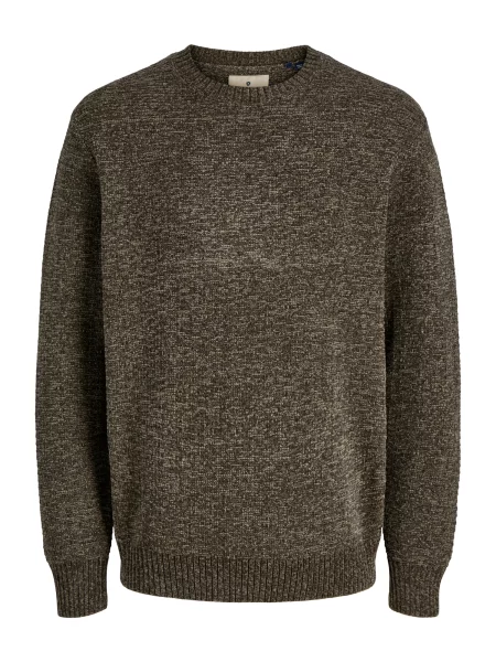 JACK & JONES Pulover JWHJEREMY grafit gri