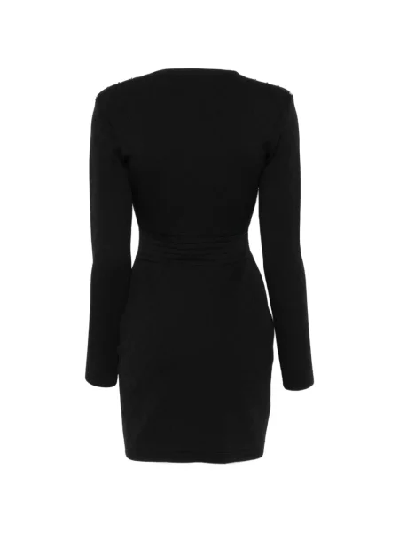Matlasat rochie mini Elisabetta Franchi negru