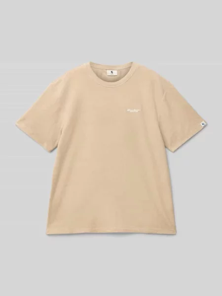 T-shirt z wyhaftowanym logo Garcia