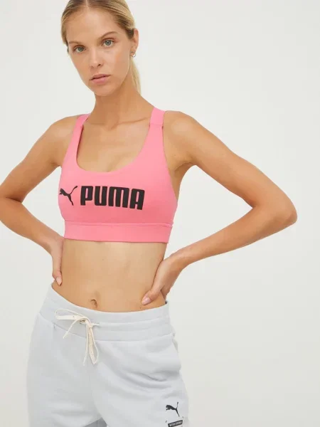 Puma Sportovní podprsenka Fit růžová