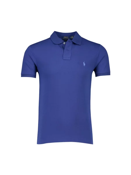 Koszulka polo Polo Ralph Lauren z krótkim rękawem niebieska