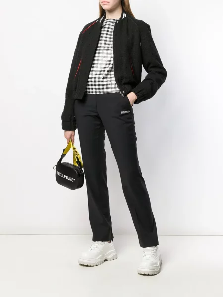 Pantaloni Off-white alb