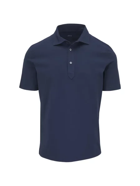 Scurt tricou polo Fedeli albastru