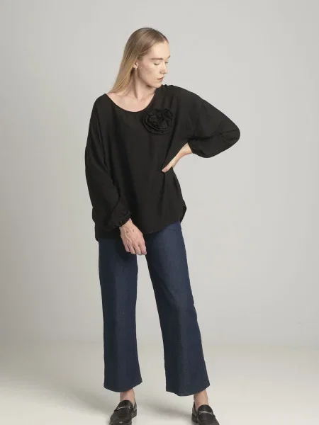 Bluză Fashion negru