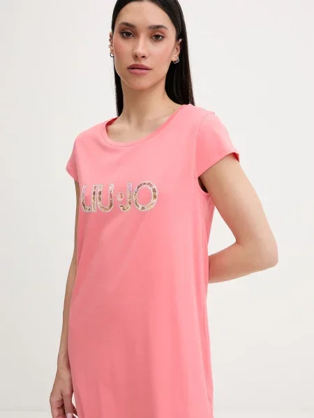 Liu Jo Beachwear Sukienka codzienna Koralowy różowa