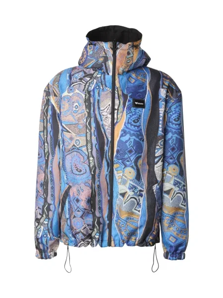 Colucci Přechodná bunda modrá / oranžová / černá bílá