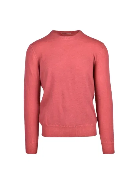 Sweter Kangra wełniany pomarańczowy