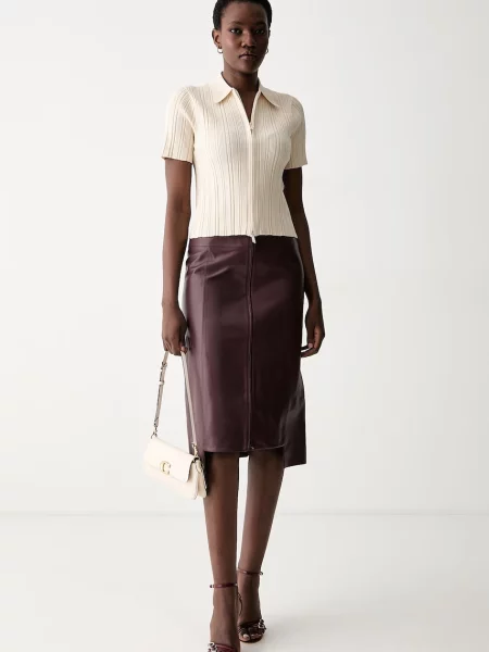 Top Victoria Beckham tricotate bej
