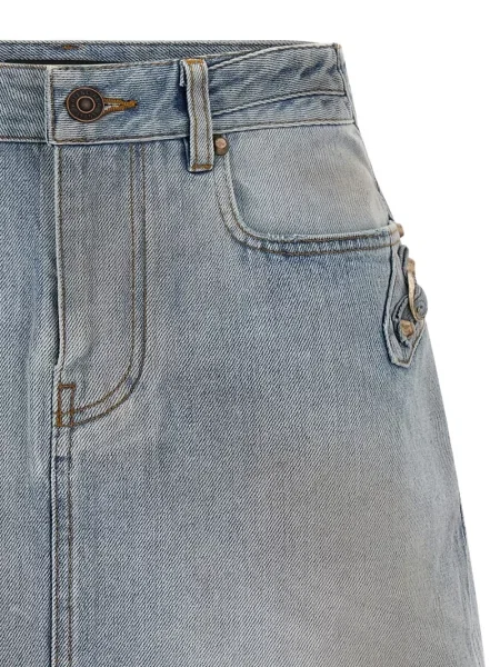 Fusta mini Balenciaga albastru