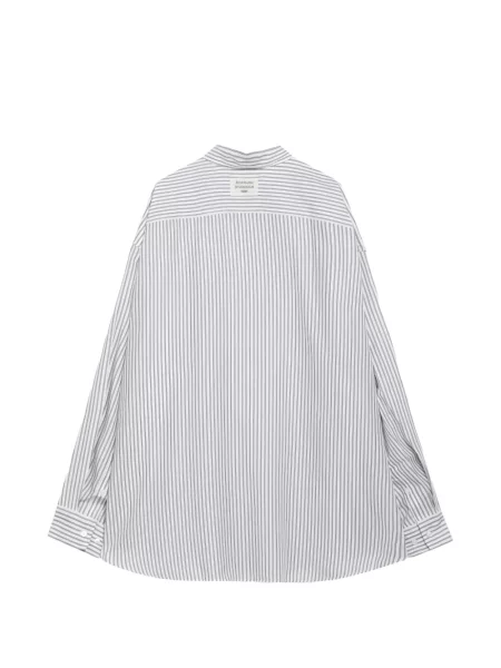 Cămașă Acne Studios cu dungi cu autograf alb