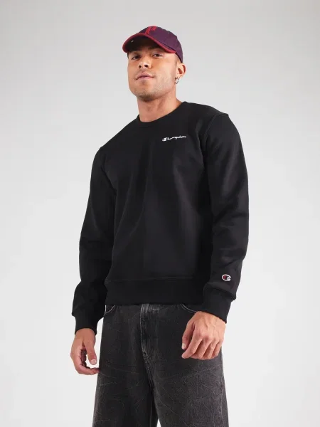 Hanorac crewneck Champion negru