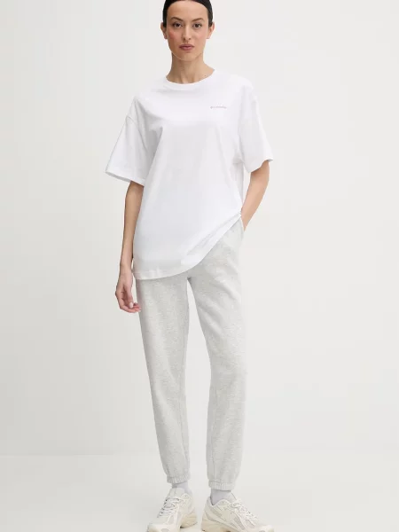 Tričko Columbia Rolling Bend biela