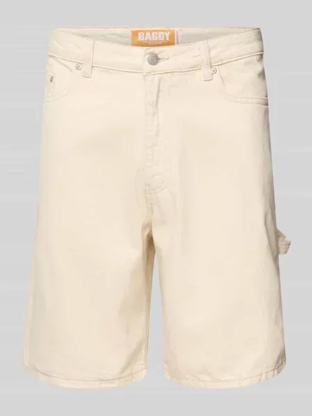 Szorty jeansowe o kroju baggy fit z 5 Review