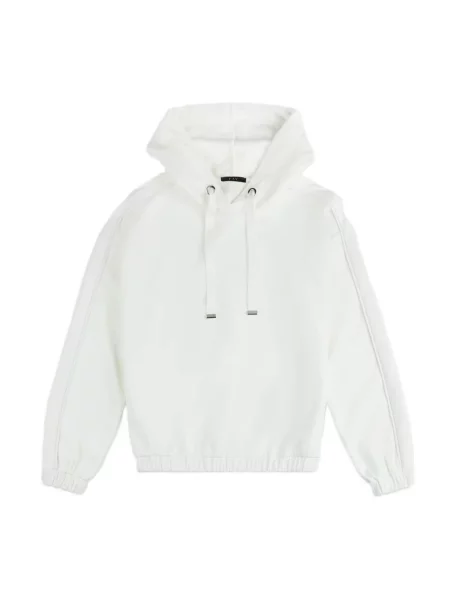 Bluza z kapturem Fay z kapturem z dżerseju biała