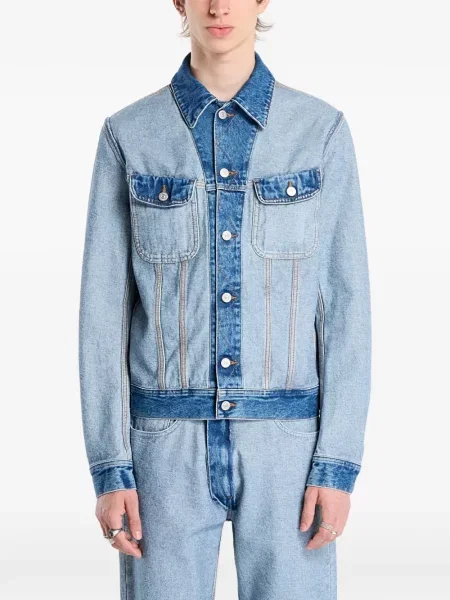 Geacă de blugi Mm6 Maison Margiela albastru