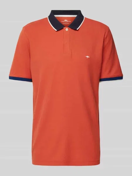 Koszulka polo o kroju regular fit z obszyciem w kontrastowym kolorze Fynch-hatton