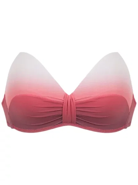 Tie dye bluzka Amir Slama o krotszym kroju różowa