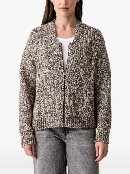 Cardigan Marc O'polo tricotate chunky maro