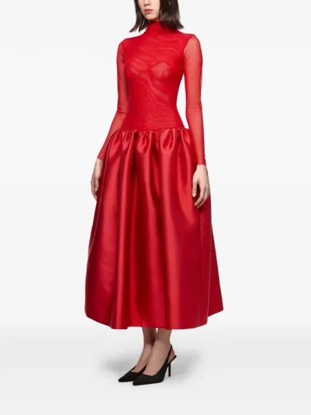 Rochie maxi Atu Body Couture lungă de costum roșu