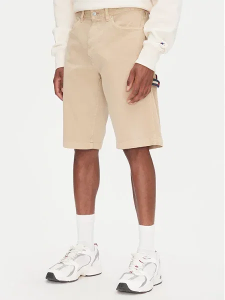 Tommy Jeans Kratke hlače Jaimie bež