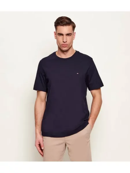 Tricou Tommy Hilfiger Essential Reg Fit Solid Tee Navy L albastru închis