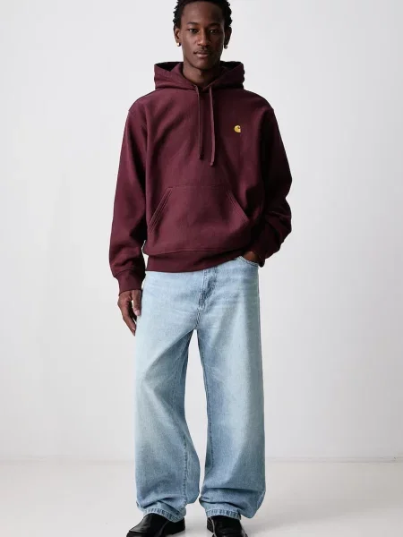 Carhartt WIP American Script hanorac cu glugă din pentru bărbați